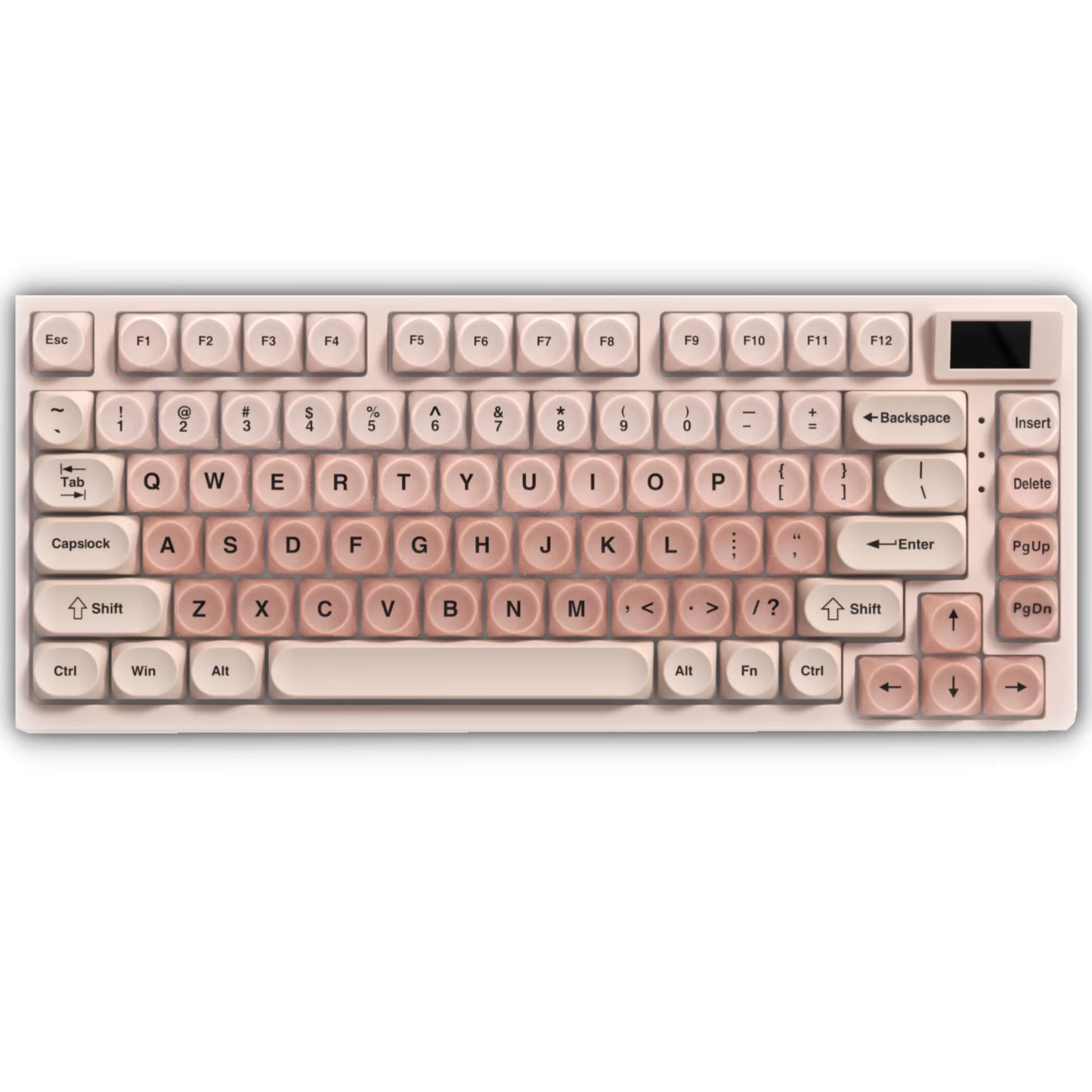 S-K80 75% Keyboard with Color OLED Display Mechanical Gaming Keyboard Hot Swap Keyboard Gasket Mount RGB Custom Keyboard